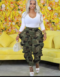 Camouflage sweetheart pants